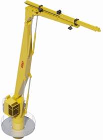 SMST Equipment 3D-Motion Compensated Crane M_1t